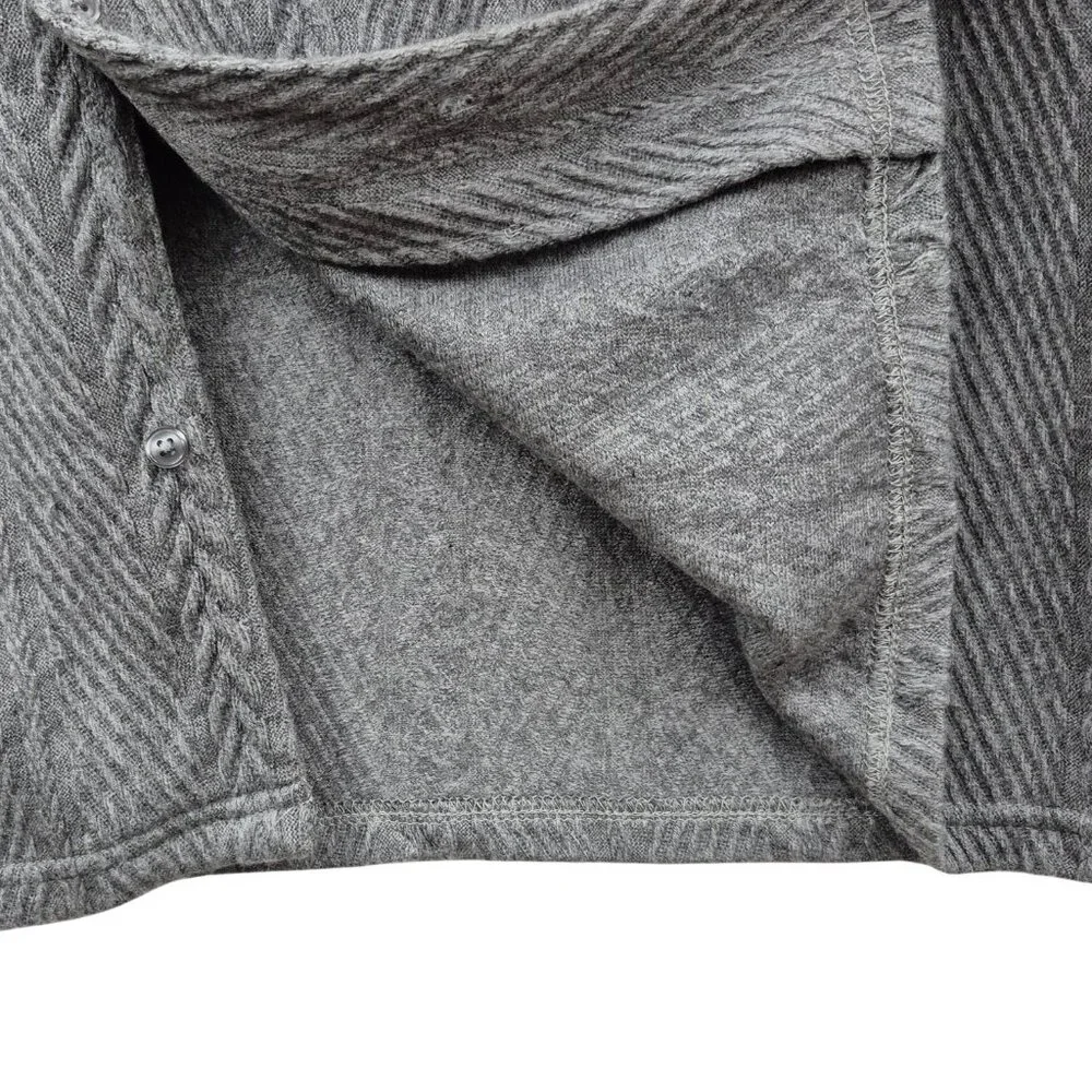 Arizona Jean Co Men’s Jacquard Casual Shirt Button-up Short Sleeve Size 2XL Gray - Picture 5 of 11